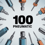 Univers 100 pneumatic avec outils pneumatiques en atelier