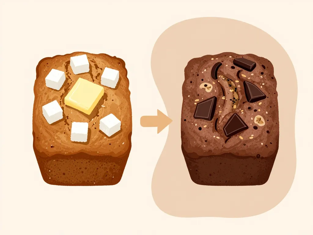 banana bread chocolat healthy comparatif healthy vs classique