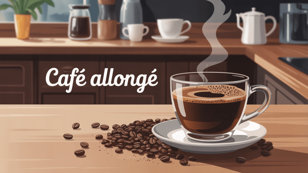 cafe allonge tasse fumante grains cafe cosy