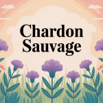 illustration du chardon sauvage en environnement naturel