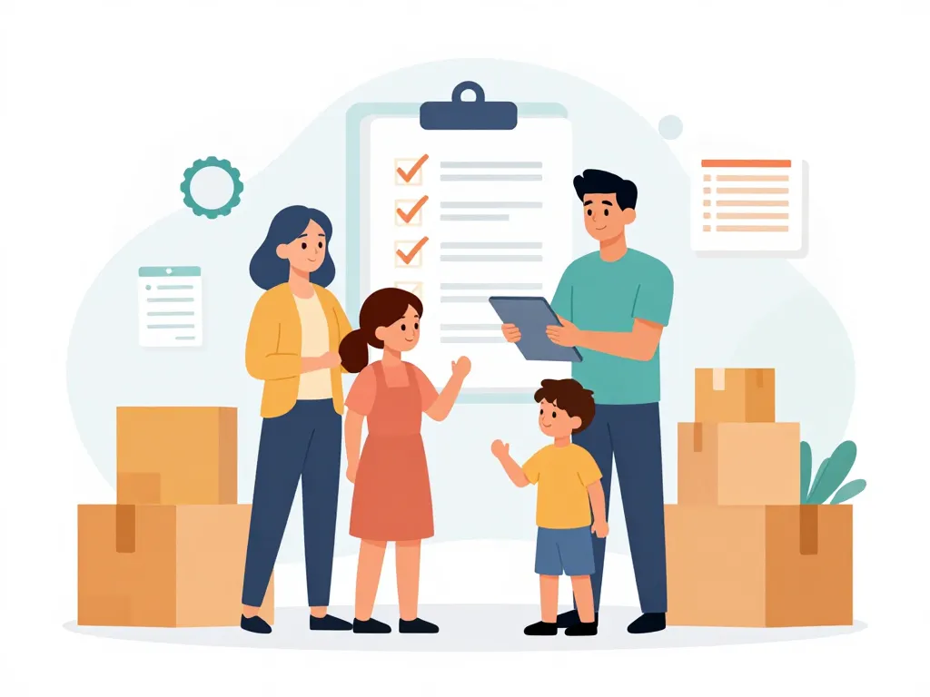 check-list déménagement à imprimer famille organisation cartons