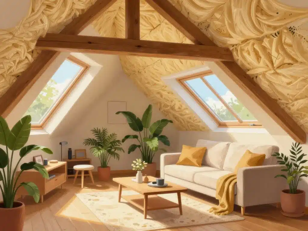 Comble aménagé confortable et bien isolé sous toit