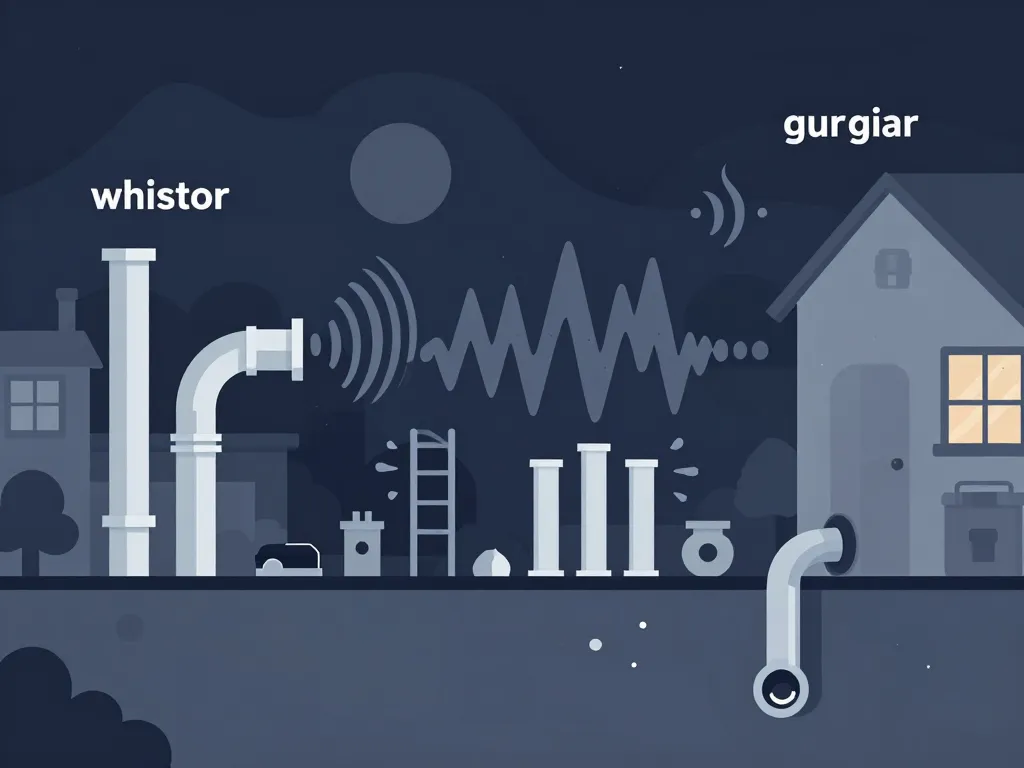 Types bruit de canalisation la nuit schéma diagnostic
