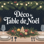 deco table noel ambiance festive élégante