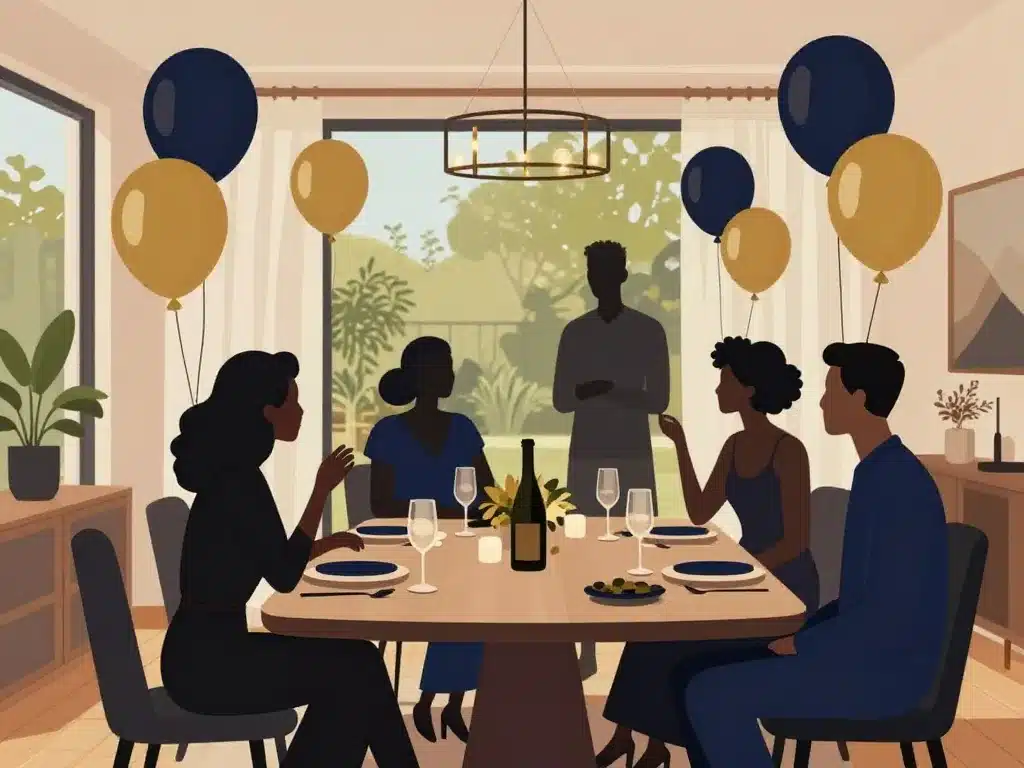 Idées de décoration anniversaire homme tendance avec ballons et table stylée