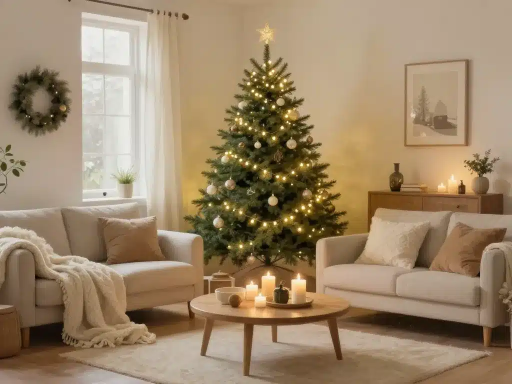 decoration de noel couleur lumiere chaleureuse