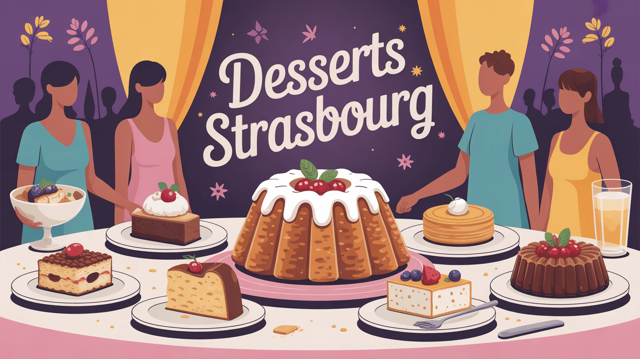 sélection de desserts strasbourg traditionnels et modernes