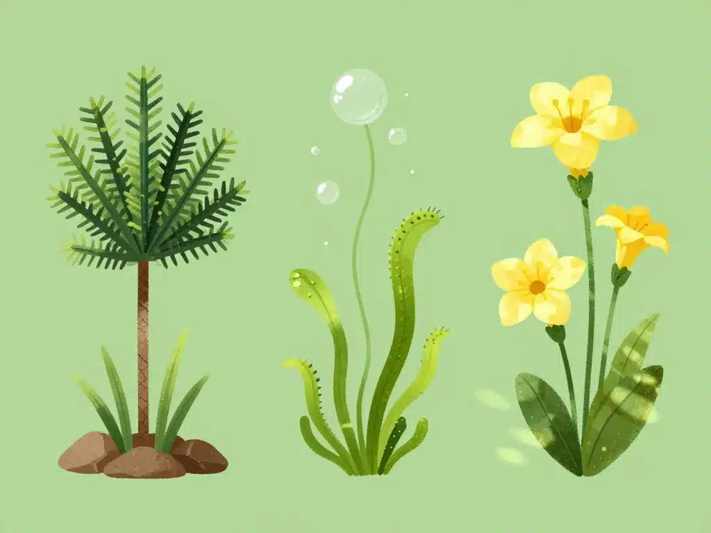 diagramme illustrant l'écologie de fleurs en u