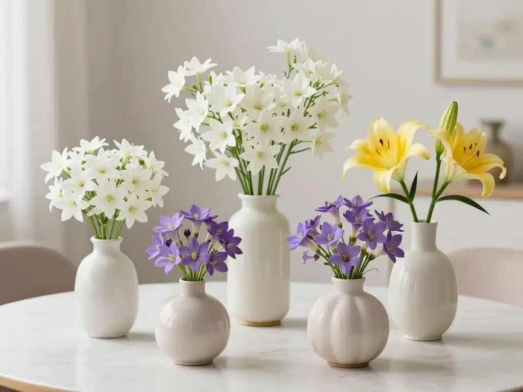 fleurs étoilées compositions florales