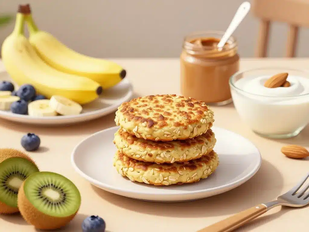 galettes de flocons d avoine au petit dejeuner avec fruits frais