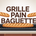 illustration grille pain baguette moderne sur plan de travail lumineux