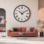 Horloge murale digitale design dans déco contemporaine