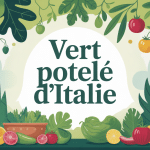 illustration poétique le vert potelé d'italie ambiance italienne