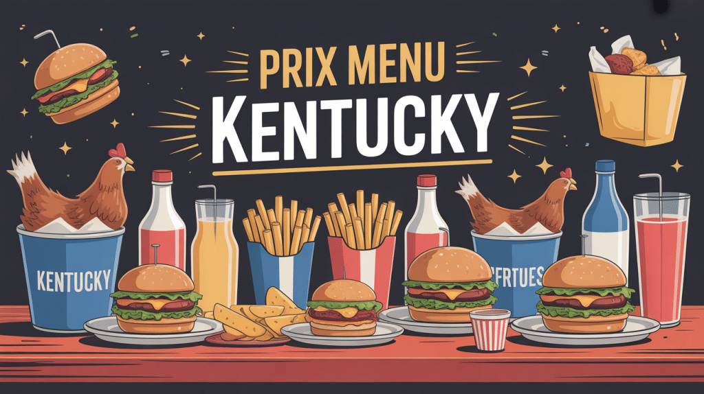prix menu kentucky ambiance chaleureuse table