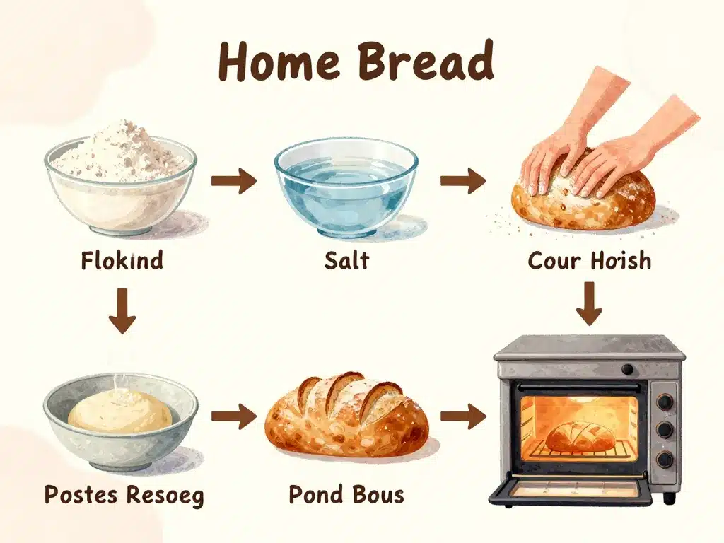 recette facile de pain pour petit déjeuner maison