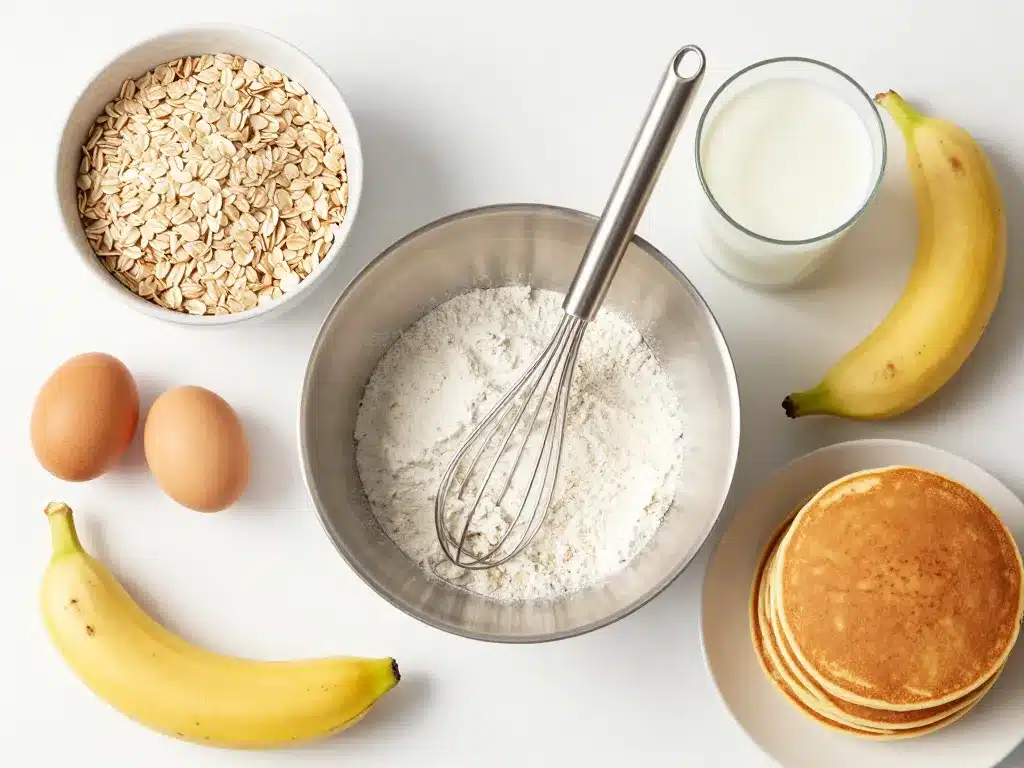ingredients pancakes flocons d avoine recette rapide