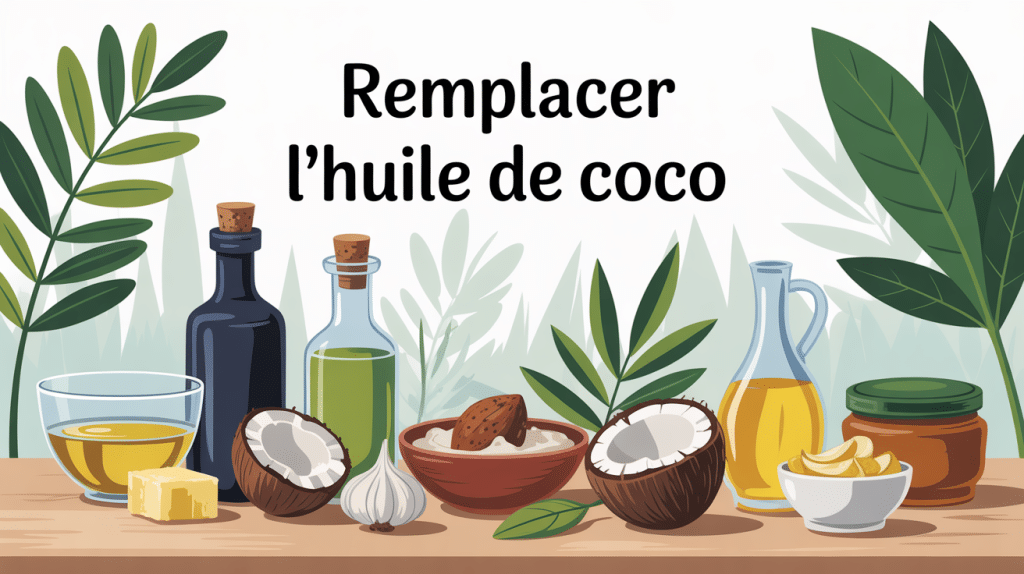 par quoi remplacer l huile de coco alternatives huiles et beurres