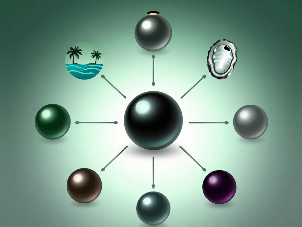 schéma concept origines perle noir