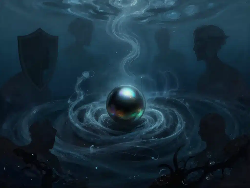 symbole perle noir protection et résilience