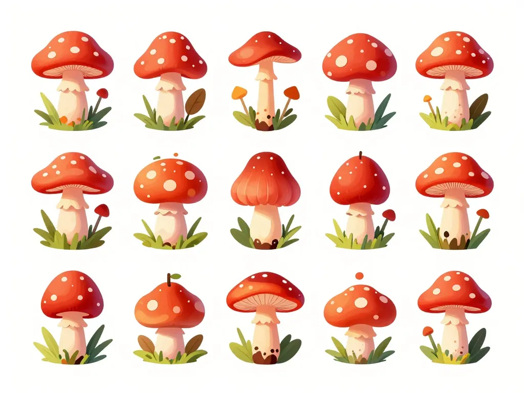 identifier espèces petit champignon rouge