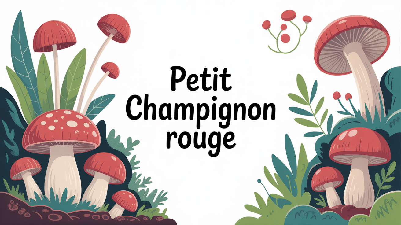 illustration guide petit champignon rouge