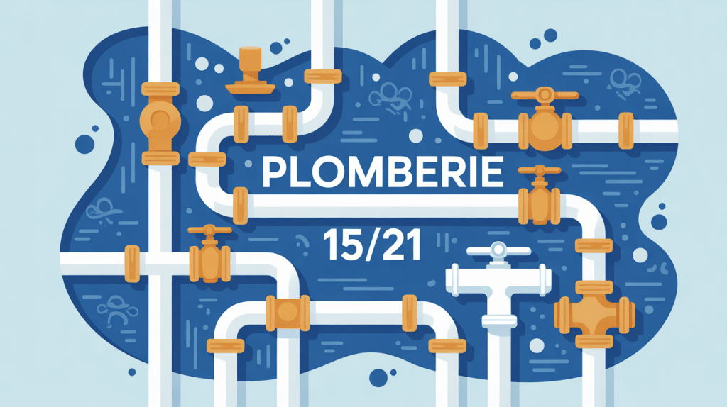 illustration plomberie 15/21 réseau domestique