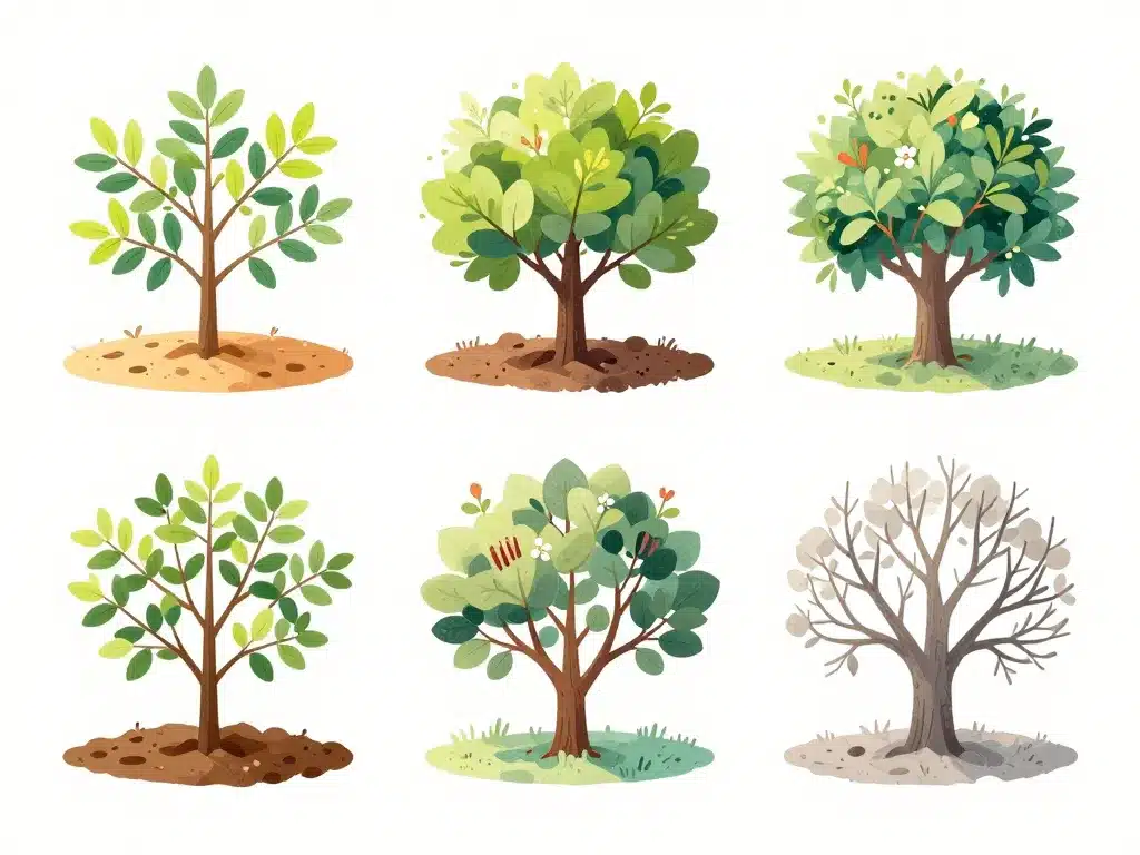 polygala myrtifolia durée de vie différentes étapes et environnements