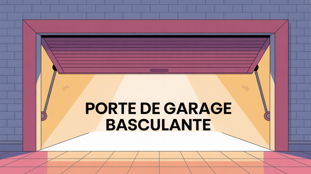 illustration prix de porte de garage basculante en résumé