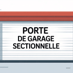 illustration moderne prix de porte de garage sectionnelle matériaux