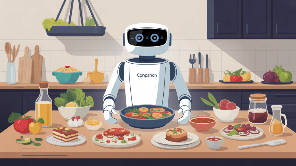 recette companion robot cuisine et plats variés
