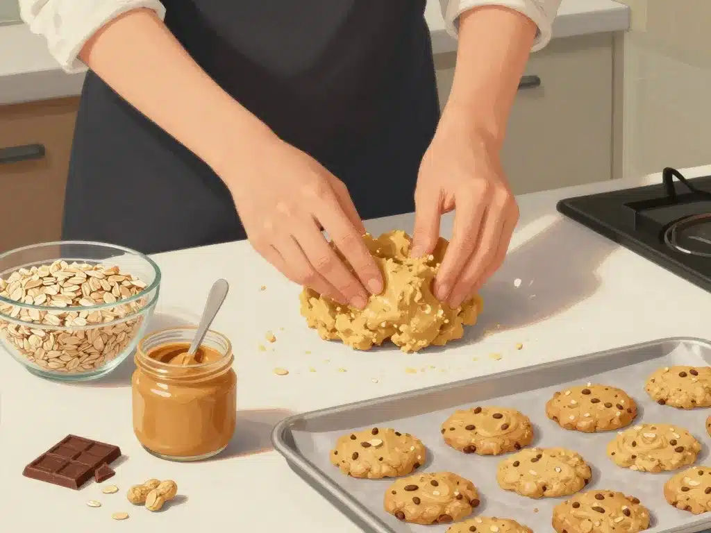 recette cookies beurre de cacahuète healthy préparation maison