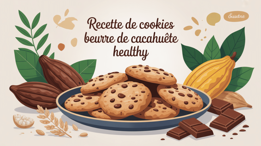 recette cookies beurre de cacahuète healthy visuel gourmand et sain