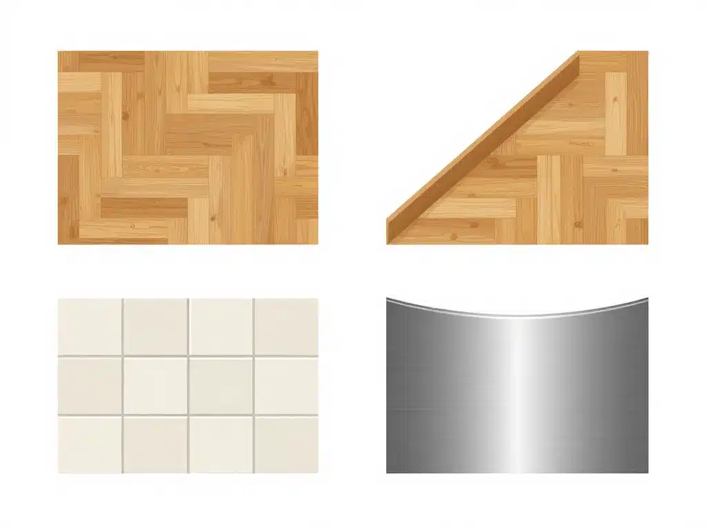 sol melange parquet et carrelage différents types de pose