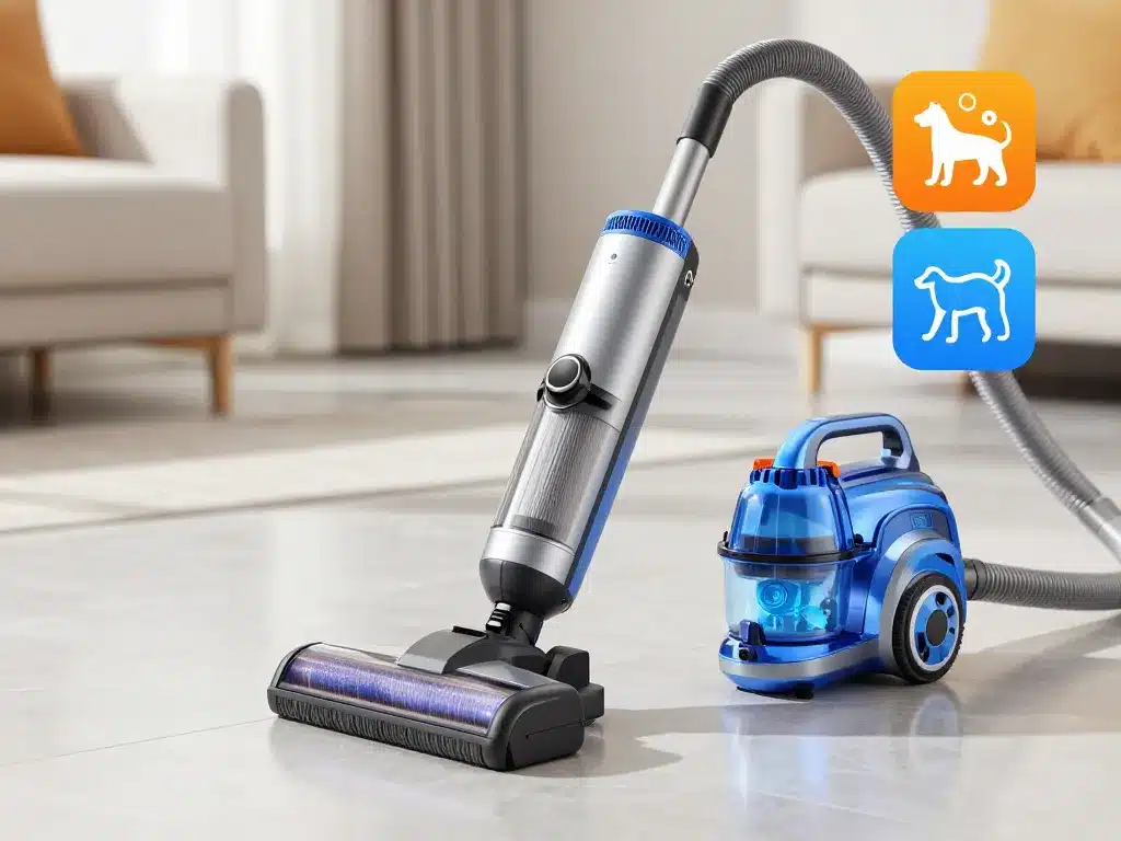 Tineco Floor One S6 Pet vue composants filtrage spécial animaux