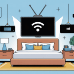 illustration tv chambre sans prise antenne solutions wifi antenne box