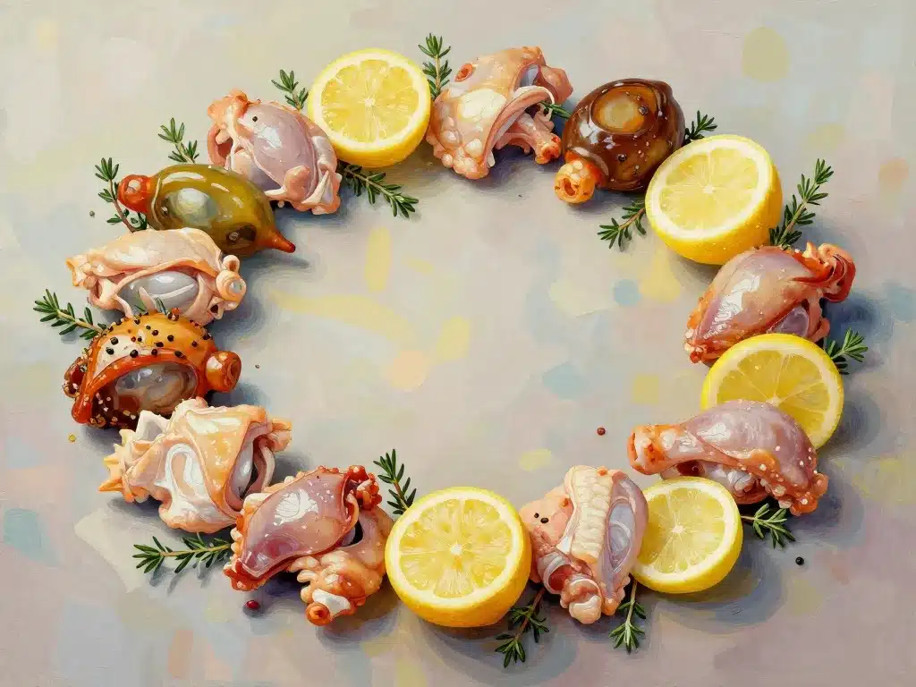 variantes poulet au citron et au thym montage ingrédients