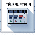 A quoi sert un telerupteur illustration tableau electrique moderne