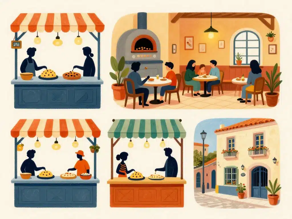 illustration adresses meilleure socca Nice