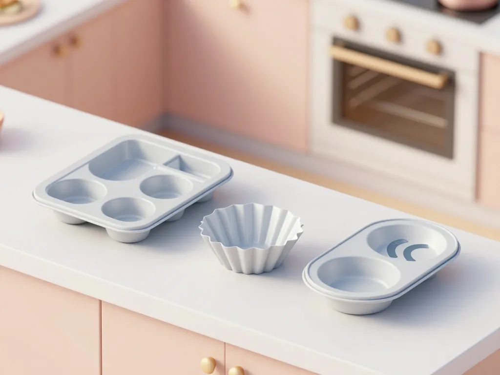 Comparaison moules muffin silicone rigide fin certifié