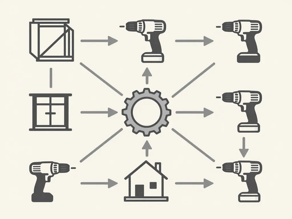 schéma choix perceuse visseuse racetools usages