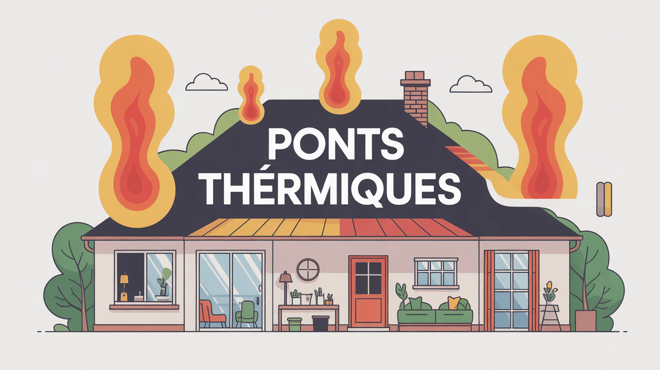 Illustration montrant comment supprimer un pont thermique dans une maison