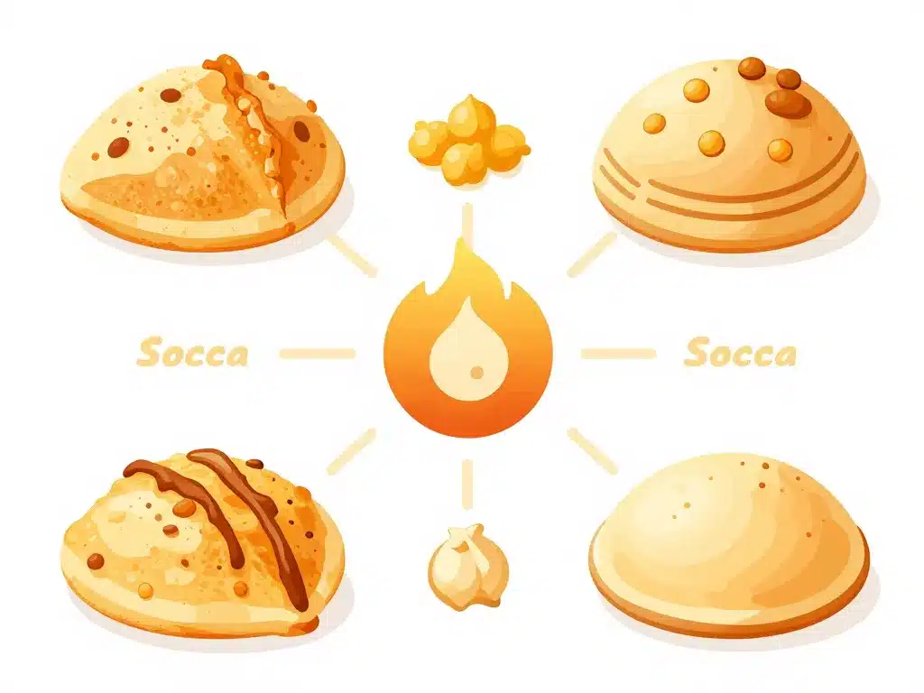 diagramme meilleure socca Nice texture cuisson