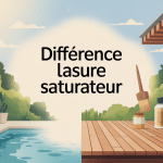 Différence entre lasure et saturateur sur terrasse et façade bois