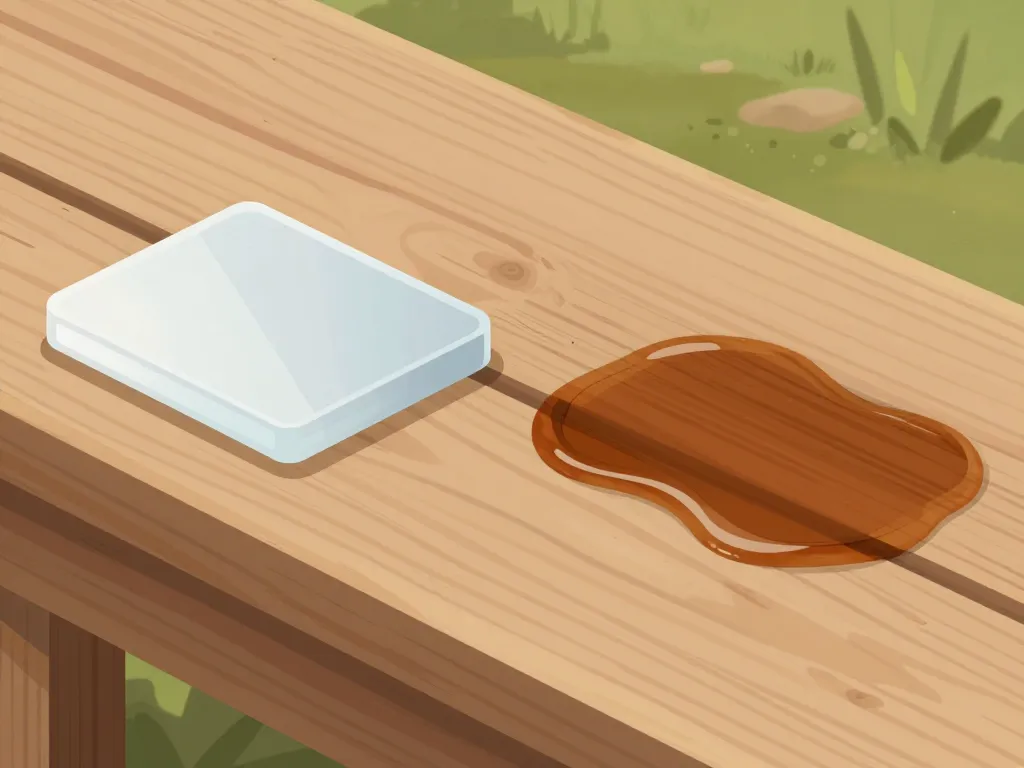 Schéma expliquant la différence entre lasure et saturateur pour bois extérieur