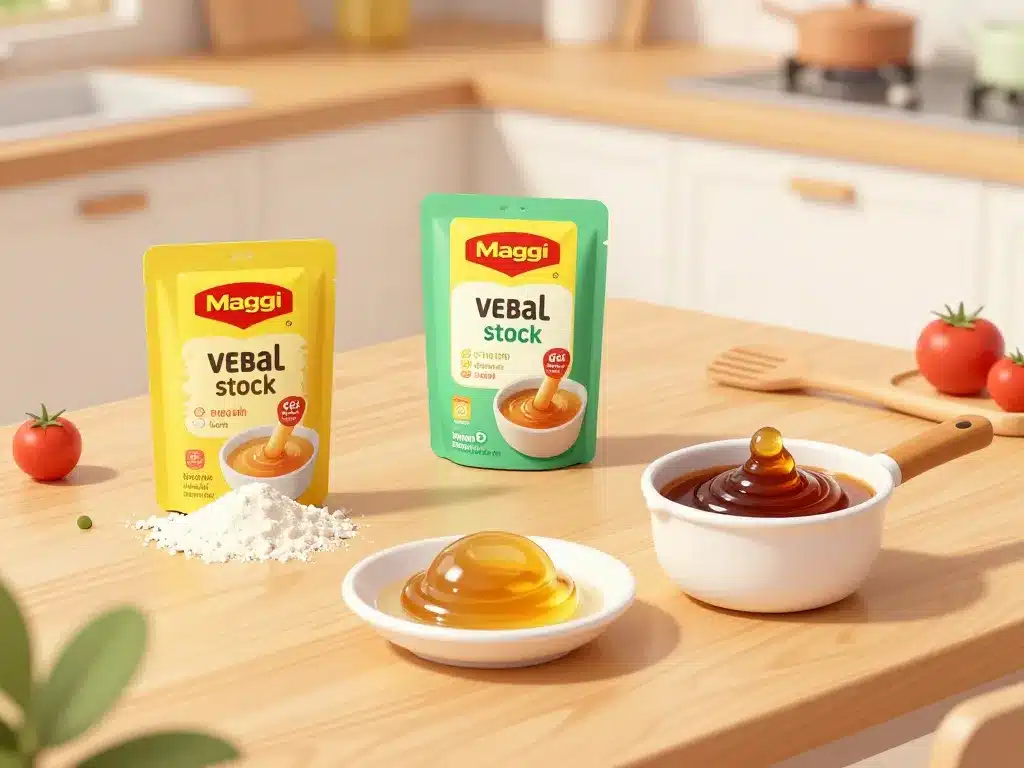 formes de fond de veau Maggi et équivalences de dosage