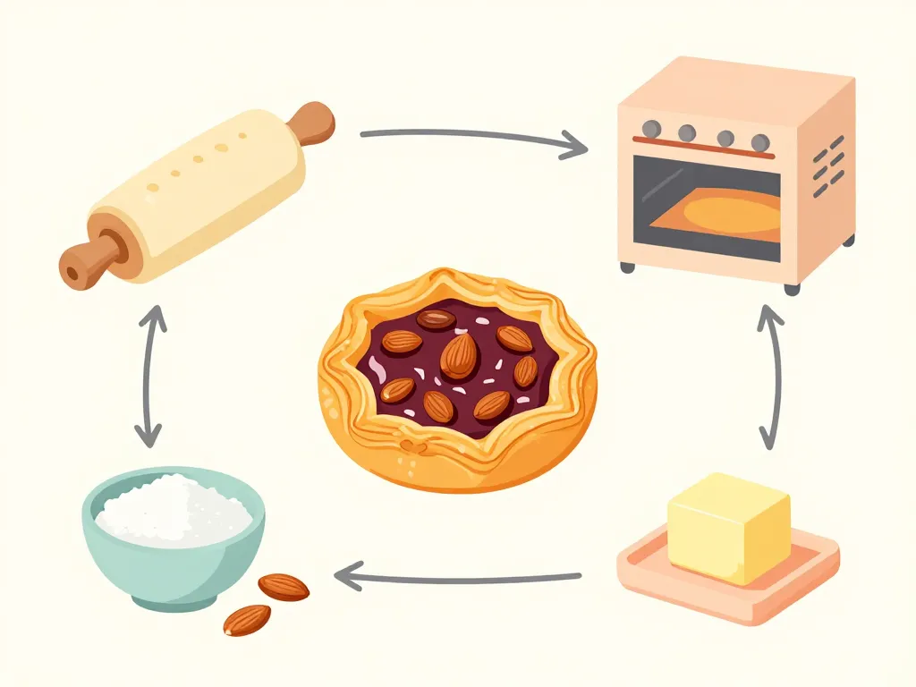 bases essentielles galette sucrée pâte garniture cuisson