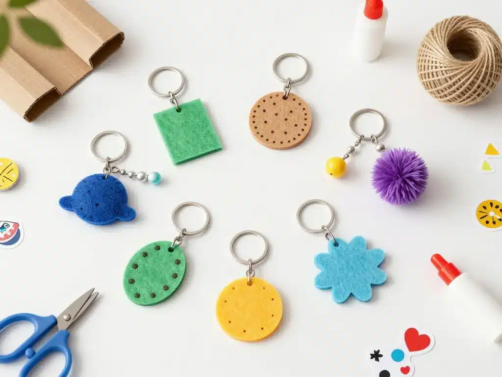 Collection porte clé facile à faire matériel simple