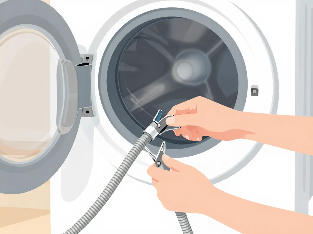 installation étapes rallonge tuyau machine à laver