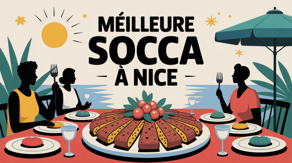 illustration meilleure socca Nice ambiance chaleureuse