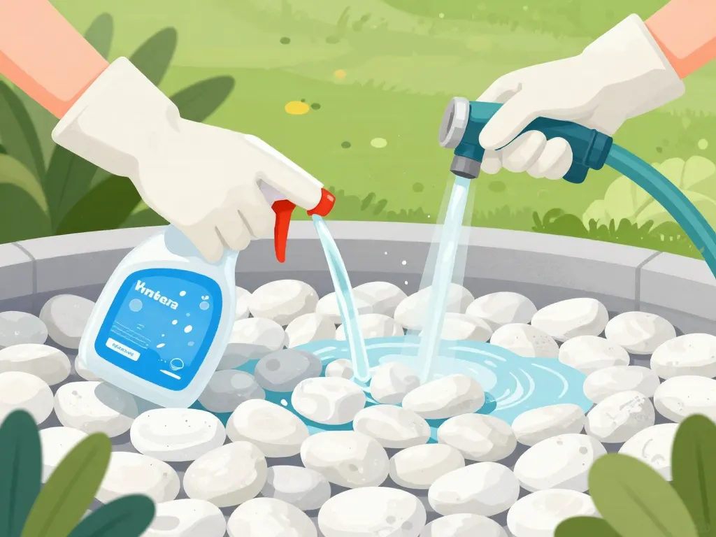 Nettoyer cailloux blancs javel méthode sécurisée